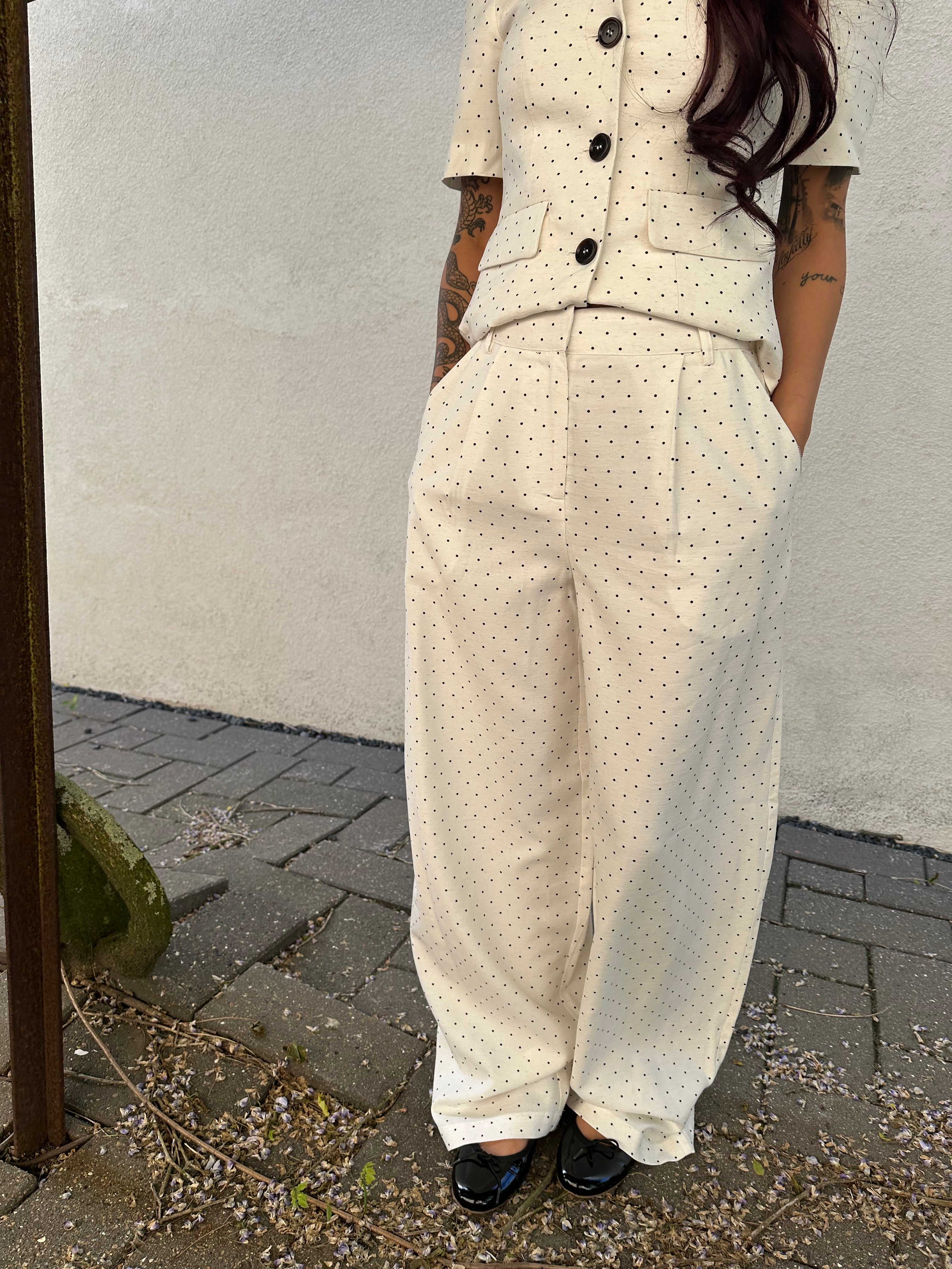 YASDOTLY Track Pants - Star White